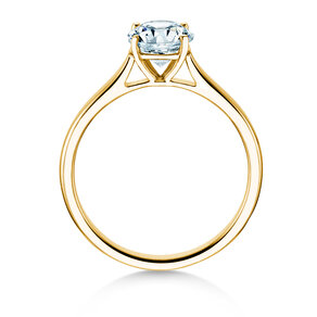 Verlobungsring Surprise in 9K Gelbgold mit Diamant 1,00ct H/SI