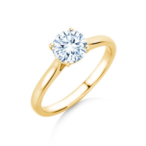 Verlobungsring Surprise in 9K Gelbgold mit Diamant 1,00ct H/SI