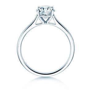 Verlobungsring Surprise in 18K Weißgold mit Diamant 1,00ct H/SI