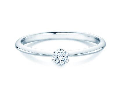 Verlobungsring The One in Silber 925/- mit Diamant 0,15ct G/IF
