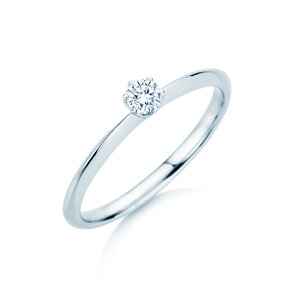 Verlobungsring The One in Silber 925/- mit Diamant 0,15ct G/IF