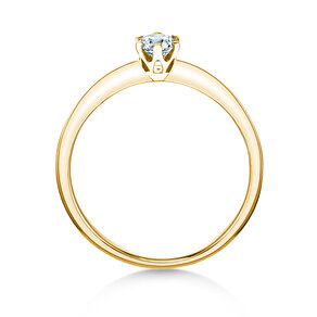 Verlobungsring The One in 14K Gelbgold mit Labordiamant 0,25ct E/VS