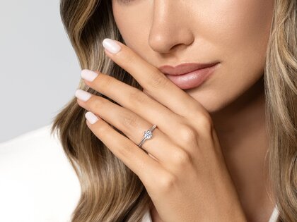 Verlobungsring The One in 18K Gelbgold mit Diamant 0,60ct G/IF