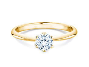 Verlobungsring The One in 18K Gelbgold mit Diamant 0,60ct G/IF