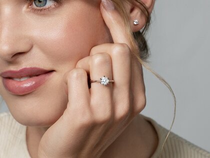 Verlobungsring The One in 9K Gelbgold mit Diamant 1,50ct G/SI