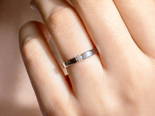 Verlobungsring Infinity Petite in Roségold