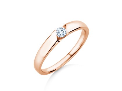 Verlobungsring Italic Petite in Roségold