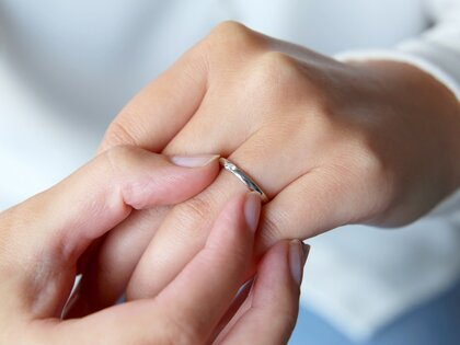 Verlobungsring Italic in Silber 925/- mit Diamant 0,03ct G/SI