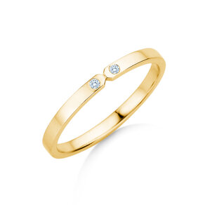 Verlobungsring Serenity Diamond in 9K Gelbgold mit Diamanten 0,02ct G/SI