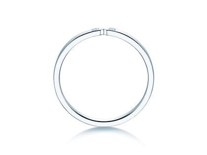 Verlobungsring Serenity Diamond in 9K Weißgold mit Diamanten 0,02ct G/SI
