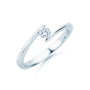 Verlobungsring Vibe  in Platin 950/- mit Diamant 0,15ct G/SI