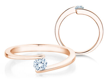 Verlobungsring Vibe  in Roségold