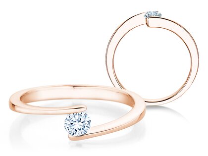 Verlobungsring Vibe  in Roségold