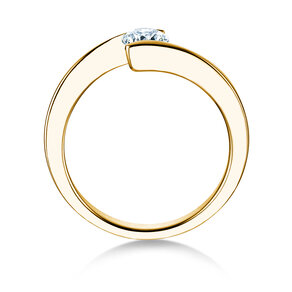 Verlobungsring Vibe  in 9K Gelbgold mit Diamant 0,50ct H/SI