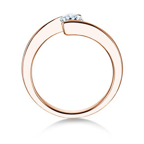 Verlobungsring Vibe  in 14K Roségold mit Diamant 0,50ct G/SI