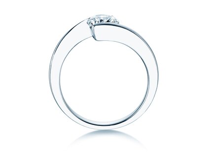 Verlobungsring Vibe  in 9K Weißgold mit Diamant 1,00ct H/SI