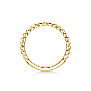Verlobungsring Beads in 14K Gelbgold poliert