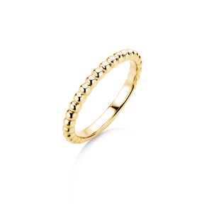 Verlobungsring Beads in 14K Gelbgold poliert