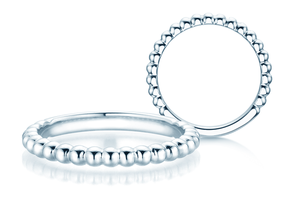 Verlobungsring Beads in Silber 925/- poliert