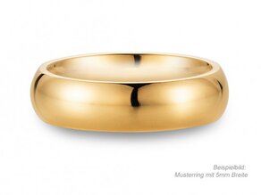 Herrenring Classic 3mm in 14K Gelbgold poliert