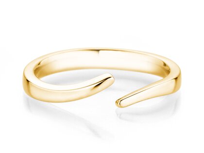 Verlobungsring Flow in 14K Gelbgold poliert