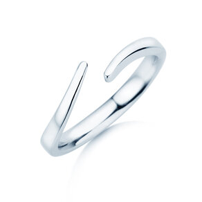 Verlobungsring Flow in Silber 925/- poliert