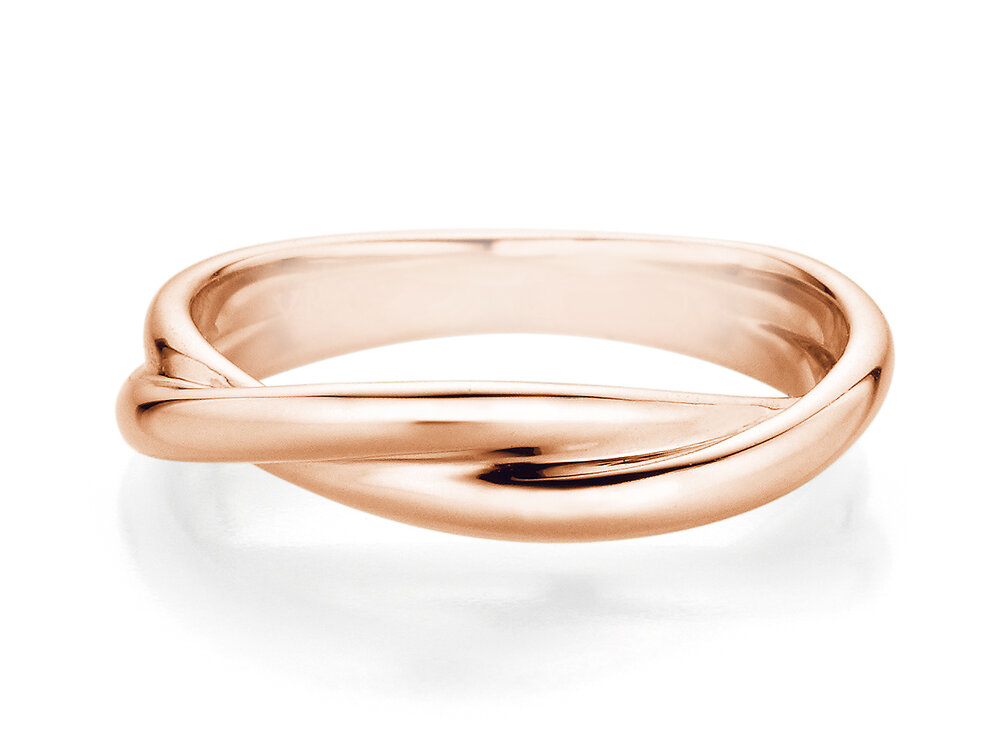 Verlobungsring Forever Us in 14K Roségold poliert