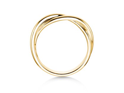 Verlobungsring Forever Us in 14K Gelbgold poliert
