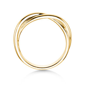 Verlobungsring Forever Us in 14K Gelbgold poliert