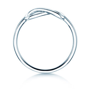 Verlobungsring Infinity Air in 14K Weißgold poliert