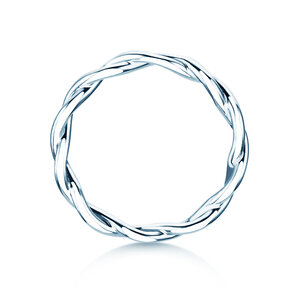 Verlobungsring Infinity Curve in Silber 925/- poliert