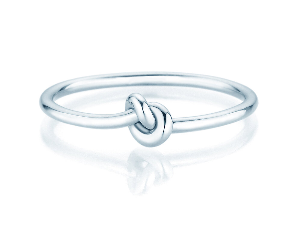Verlobungsring The Knot in Silber 925/- poliert