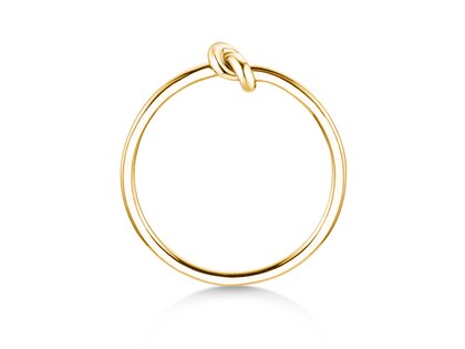 Verlobungsring The Knot in 14K Gelbgold poliert