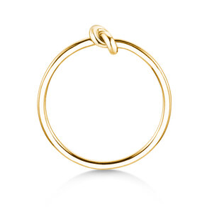 Verlobungsring The Knot in 14K Gelbgold poliert