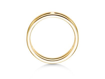 Verlobungsring Link in 14K Gelbgold poliert