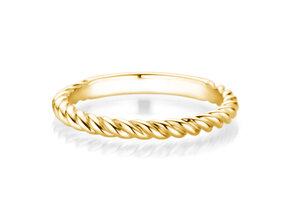 Verlobungsring Loop in 14K Gelbgold poliert