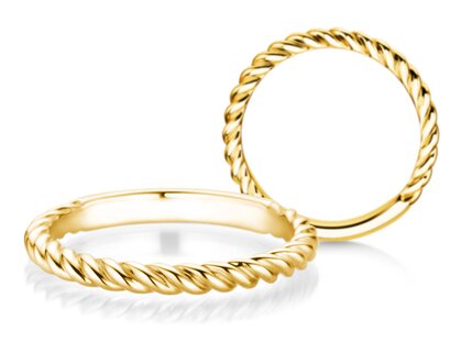 Verlobungsring Loop in 18K Gelbgold poliert