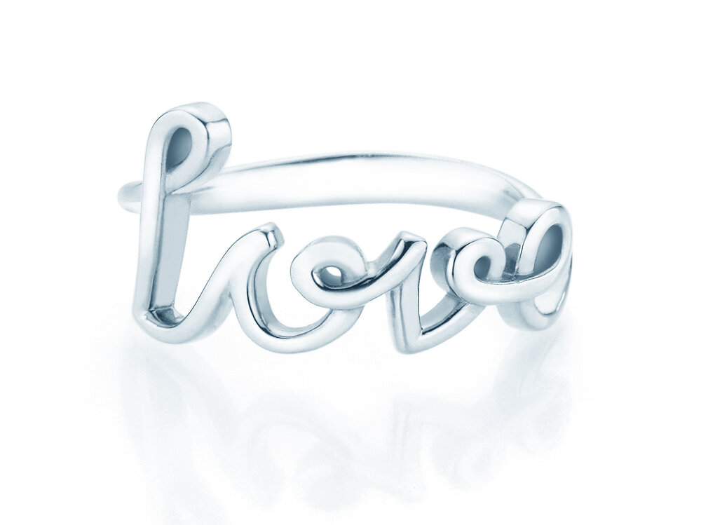 Ring Love Clean in Silber 925/- poliert