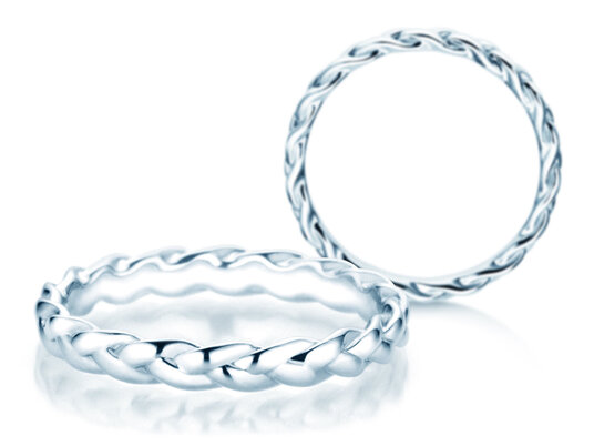 Verlobungsring Pony in 14K Weißgold poliert