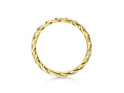 Verlobungsring Pony in 14K Gelbgold poliert