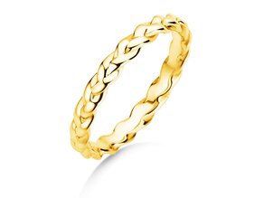 Verlobungsring Pony in 14K Gelbgold poliert