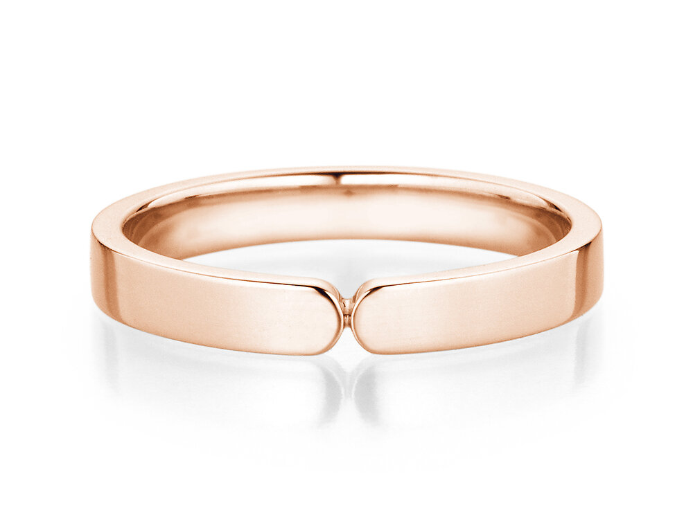 Verlobungsring Serenity in 14K Roségold poliert