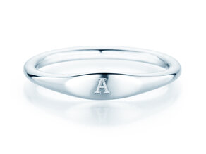Ring Signet in Silber 925/- poliert