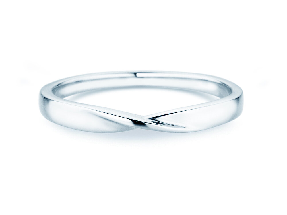 Verlobungsring Spin 2,5mm in Platin 950/- poliert