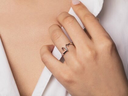 Ring Sternzeichen Widder in Silber 925/-