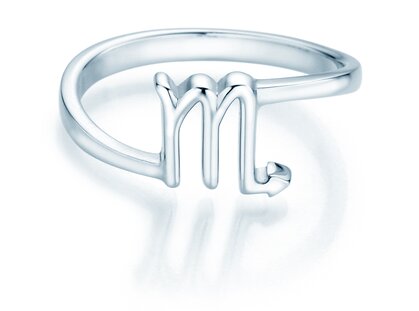 Ring Sternzeichen Skorpion in Platin 950/-