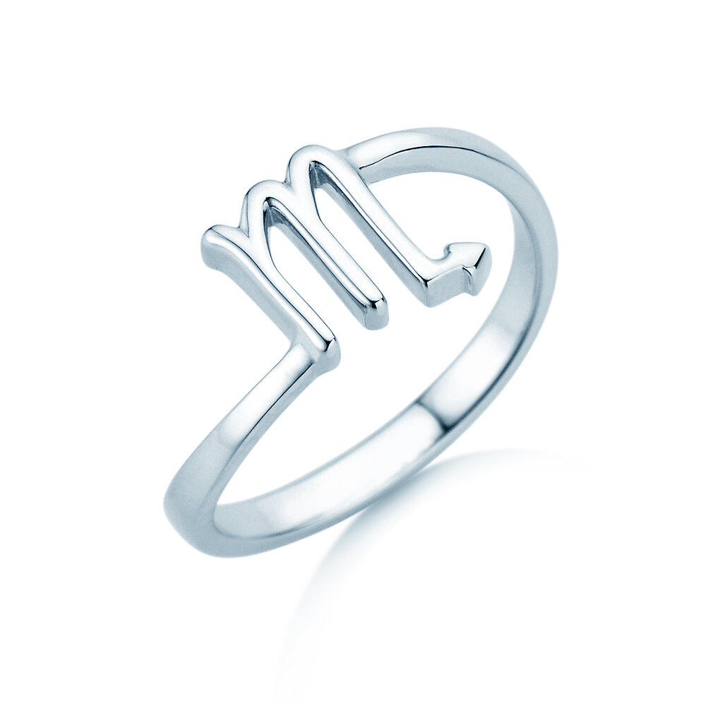 Ring Sternzeichen Skorpion in Silber 925/-
