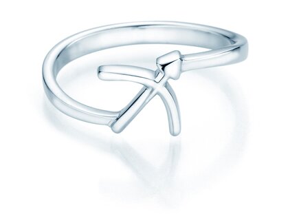Ring Sternzeichen Schütze in 18K Weißgold