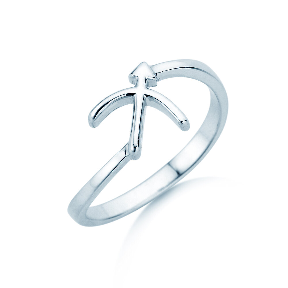 Ring Sternzeichen Schütze in Silber 925/-