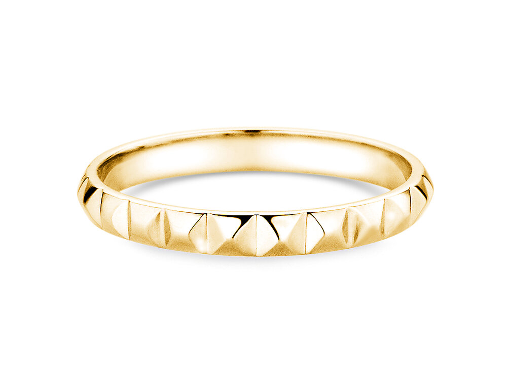 Verlobungsring Trinity in 18K Gelbgold poliert